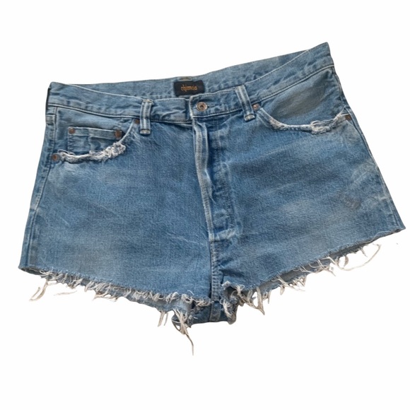 Chimala Japanese Selvedge Light Wash Cut Offs - Picture 1 of 8